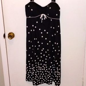 ⭐DOTS Black and white polka dot Sleeveless Dress (7/8)